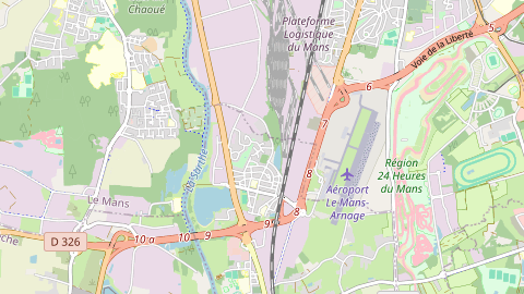 Carte de localisation de l'évènement