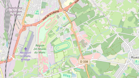 Carte de localisation de l'évènement