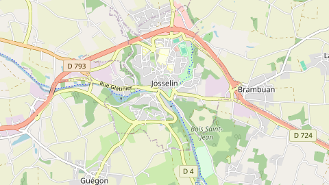 Carte de localisation de l'évènement