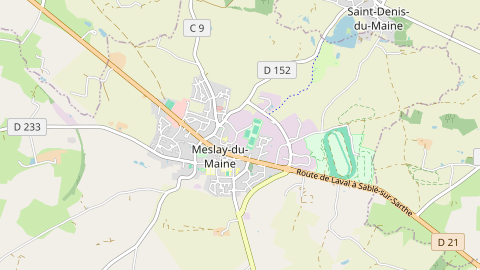 Carte de localisation de l'évènement