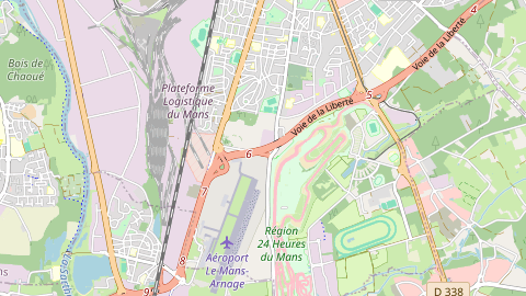 Carte de localisation de l'évènement
