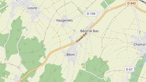 Carte de localisation de l'évènement