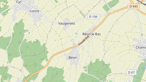 Carte de localisation de l'évènement