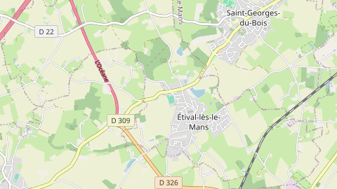 Carte de localisation de l'évènement
