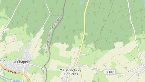 Carte de localisation de l'évènement