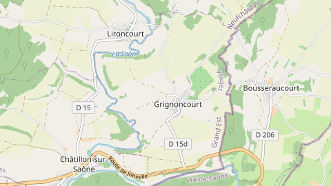 Carte de localisation de l'évènement