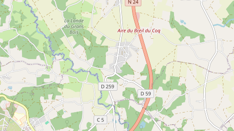 Carte de localisation de l'évènement