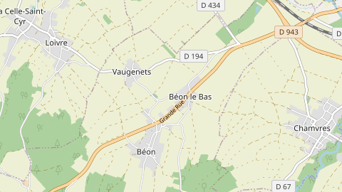 Carte de localisation de l'évènement