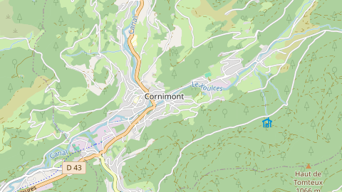 Carte de localisation de l'évènement