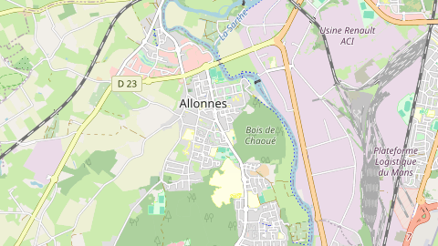 Carte de localisation de l'évènement