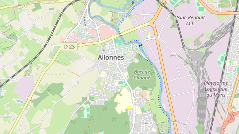 Carte de localisation de l'évènement