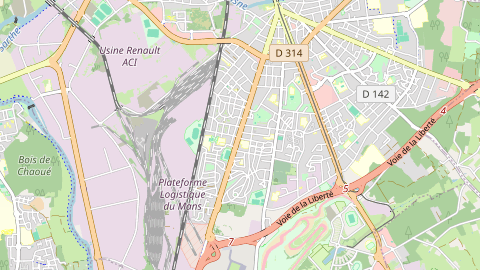 Carte de localisation de l'évènement