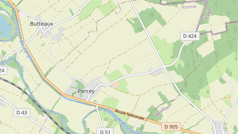 Carte de localisation de l'évènement