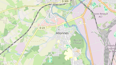 Carte de localisation de l'évènement