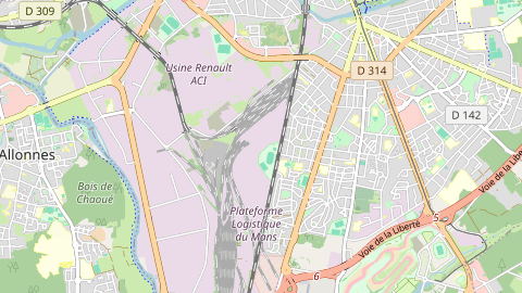 Carte de localisation de l'évènement