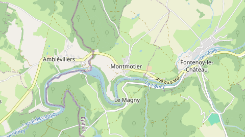 Carte de localisation de l'évènement