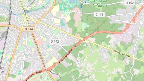 Carte de localisation de l'évènement