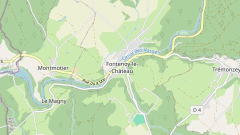 Carte de localisation de l'évènement