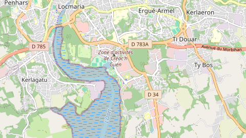 Carte de localisation de l'évènement