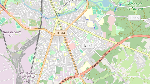 Carte de localisation de l'évènement