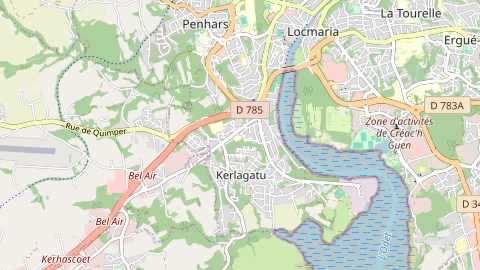 Carte de localisation de l'évènement