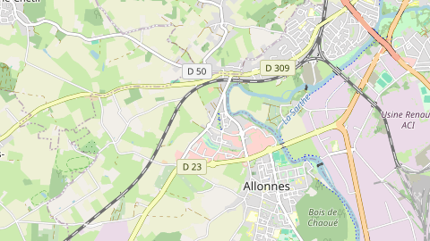 Carte de localisation de l'évènement