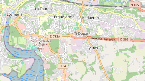 Carte de localisation de l'évènement