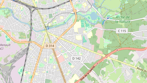 Carte de localisation de l'évènement