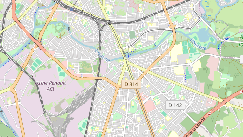 Carte de localisation de l'évènement