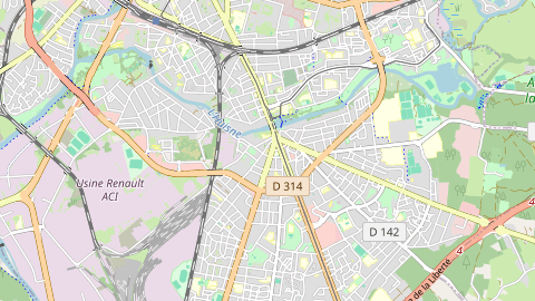 Carte de localisation de l'évènement