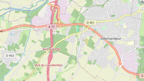 Carte de localisation de l'évènement