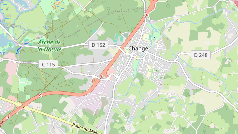 Carte de localisation de l'évènement