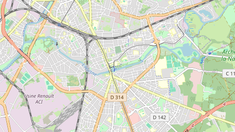 Carte de localisation de l'évènement