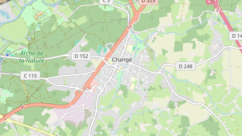 Carte de localisation de l'évènement
