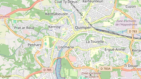 Carte de localisation de l'évènement