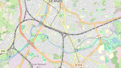 Carte de localisation de l'évènement