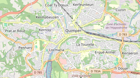 Carte de localisation de l'évènement