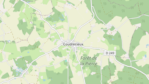 Carte de localisation de l'évènement