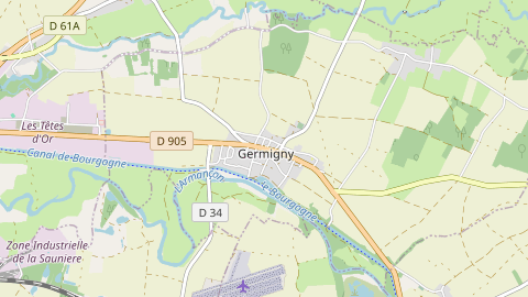 Carte de localisation de l'évènement