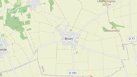 Carte de localisation de l'évènement