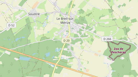 Carte de localisation de l'évènement