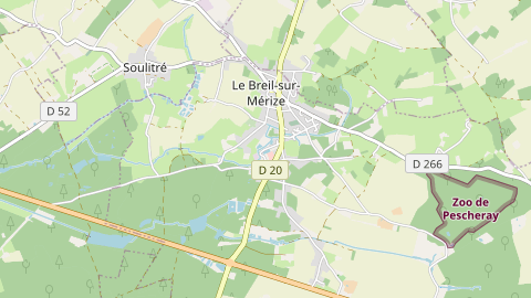 Carte de localisation de l'évènement
