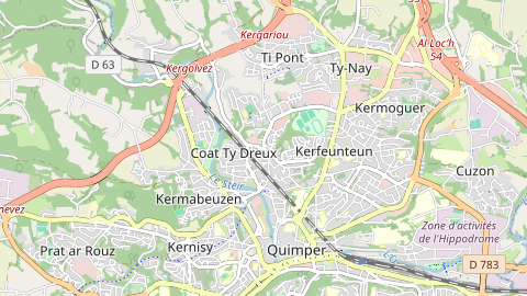 Carte de localisation de l'évènement