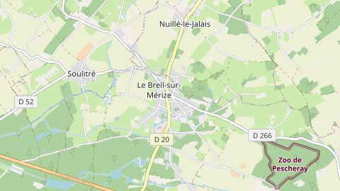 Carte de localisation de l'évènement