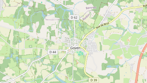 Carte de localisation de l'évènement