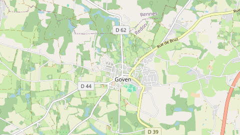 Carte de localisation de l'évènement