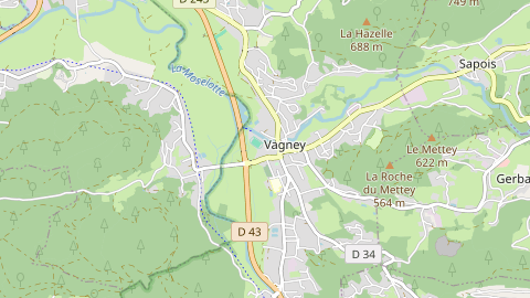 Carte de localisation de l'évènement