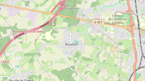 Carte de localisation de l'évènement