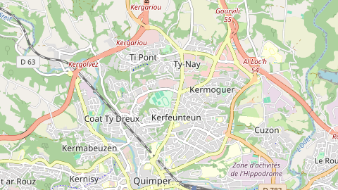 Carte de localisation de l'évènement