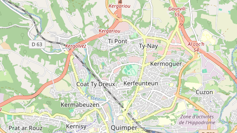 Carte de localisation de l'évènement